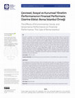 Research paper thumbnail of Çevresel, Sosyal ve Kurumsal Yönetim Performansının Finansal Performans Üzerine Etkisi