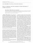 Research paper thumbnail of Effects of subthalamic deep brain stimulation on blink abnormalities of 6-OHDA lesioned rats