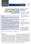 Research paper thumbnail of ‘Is someone going to saw off the plank behind me?’ – Healthcare managers priorities, challenges and expectations for service delivery and transformation during economic crisis