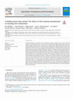 Research paper thumbnail of A Mediterranean silent spring? The effects of olive farming intensification on breeding bird communities