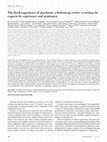 Research paper thumbnail of The lived experience of psychosis: a bottom‐up review co‐written by experts by experience and academics