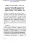 Research paper thumbnail of A SIRD model applied to COVID-19 dynamics and intervention strategies during the first wave in Kenya