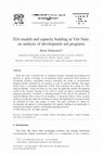 Research paper thumbnail of EIA models and capacity building in Viet Nam: an analysis of development aid programs