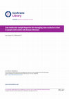 Research paper thumbnail of Low-molecular-weight heparins for managing vaso-occlusive crises in people with sickle cell disease