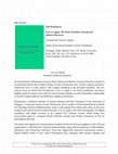 Research paper thumbnail of Review of: Oda Wischmeyer, Love as Agape: The Early Christian Concept and Modern Discourse