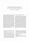 Research paper thumbnail of Continuities and discontinuities- two cases of funerary monuments in Eastern Aetolia