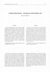 Research paper thumbnail of Colonia Iulia Emona – the genesis of the Roman city