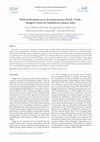 Research paper thumbnail of Nutrient Dynamics in an Avicennia marina (Forsk.) Vierh., Mangrove Forest in Vamleshwar, Gujarat, India