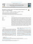 Research paper thumbnail of Macrophytes are highly sensitive to the herbicide diquat dibromide in test systems of varying complexity