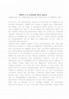 Research paper thumbnail of Bobbio e il problema della guerra