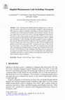 Research paper thumbnail of Singlish Phenomenon-Code Switching Viewpoint