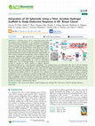 Research paper thumbnail of Generation of 3D Spheroids Using a Thiol–Acrylate Hydrogel Scaffold to Study Endocrine Response in ER+ Breast Cancer