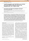 Research paper thumbnail of Anti-Dermatophyte and Anti-<i>Malassezia</i>Activity of Extracts Rich in Polymeric Flavan-3-ols Obtained from<i>Vitis vinifera</i>Seeds