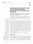 Research paper thumbnail of Root Exudates: Mechanistic Insight of Plant Growth Promoting Rhizobacteria for Sustainable Crop Production