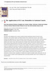 Research paper thumbnail of 9. The Application of EU Law: Remedies in National Courts