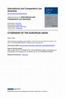 Research paper thumbnail of Citizenship of the European Union