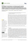 Research paper thumbnail of Use-Specific Considerations for Optimising Data Quality Trade-Offs in Citizen Science: Recommendations from a Targeted Literature Review to Improve the Usability and Utility for the Calibration and Validation of Remotely Sensed Products