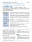 Research paper thumbnail of Minimum effective volume of 0.5% bupivacaine with epinephrine in ultrasound-guided interscalene brachial plexus block