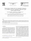 Research paper thumbnail of Enhancement of high strain rate superplastic elongation of a modified 5154 Al by subsequent rolling after equal channel angular pressing