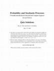 Probability and Stochastic Processes Cover Page