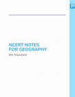 Research paper thumbnail of Geography NCERT