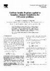 Uniform bicubic B-splines applied to boundary element formulation for 3-D scalar problems Cover Page