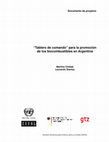 Research paper thumbnail of Tablero de comando" para la promoción de los biocombustibles en Argentina