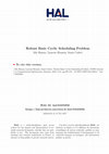 Research paper thumbnail of A robust basic cyclic scheduling problem