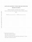 Research paper thumbnail of Late AGB Magnetic Cycles: MHD Solutions for the HST PN Rings