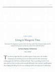 Research paper thumbnail of Living in Mangrove Time