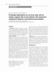 Research paper thumbnail of Prolonged Dependence on Cervical Collar and on Lumbar Support Belt in Two Patients with Obsessive-Compulsive Behavior and Hysterical Personality