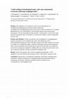 Research paper thumbnail of Could seeding of intraluminal tumor cells cause anastomotic recurrence following oesophagectomy?