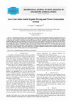 Research paper thumbnail of Low-Cost Solar-Aided Lignite Drying and Power Generation System