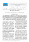 Research paper thumbnail of Exploring Barriers and Challenges of Electric Vehicles in India and Vehicle-to-Grid Optimization: A Comprehensive Review