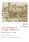 Research paper thumbnail of 2024, March - Rome, Bibliotheca Hertziana – Istituto Max Planck for Art History - Seminar "Exploring Rome through Drawing in the 16th Century" Gernsheim Study Days - paper: "L’attività di Baldassare Peruzzi (1481–1536) al Foro Romano. Nuove esplorazioni"