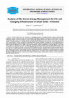 Research paper thumbnail of Analysis of ML-Driven Energy Management for EVs and Charging Infrastructure in Smart Grids -A Review