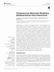 Research paper thumbnail of Proteinaceous Molecules Mediating Bifidobacterium-Host Interactions