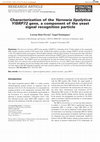 Research paper thumbnail of Characterization of the Yarrowia lipolytica YlSRP72 gene, a component of the yeast signal recognition particle