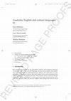 Research paper thumbnail of 2024. Australia, English and contact languages in