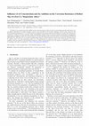 Research paper thumbnail of Influence of Al Concentration and Zn Addition on the Corrosion Resistance of Rolled Mg–Al–(Zn)–Ca Magnesium Alloys