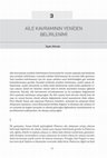 Research paper thumbnail of Aile Kavramının Yeniden Belirlenimi