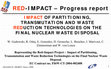 Research paper thumbnail of Impact of partitioning, transmutation and waste reduction technologies on the final nuclear waste disposal