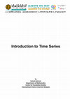 Research paper thumbnail of Introduction to Time Series