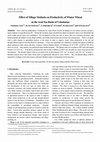 Research paper thumbnail of Effect of Tillage Methods on Productivity of Winter Wheat in the Aral Sea Basin of Uzbekistan (THE 1st INTERNATIONAL CONFERENCE ON ARID LAND (ICAL 1) "DESERT TECHNOLOGY X (DT X)")