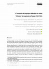 Research paper thumbnail of concepção de linguagem defendida na revista “O Ensino” da inspetoria do Paraná (1922-1924)