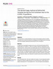 Research paper thumbnail of The dental triage method at Rothschild Hospital during the first lockdown due to the COVID-19 pandemic