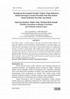 Research paper thumbnail of Improving Students’ Higher Order Thinking Skills through Portfolio Assessment on Biology Curriculum and Textbook Analysis Course