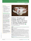 Mothers’ Thoughts and Feelings About Using a Pediatric Scale in the Home to Monitor Weight Changes in Breastfed Newborns Cover Page