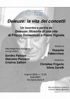 Research paper thumbnail of Deleuze: la vita dei concetti (Milano, 08-04-2024)