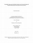 Research paper thumbnail of Sustainability, Empowerment, and Resident Attitudes toward Tourism: Developing and Testing the Resident Empowerment through Tourism Scale (RETS)